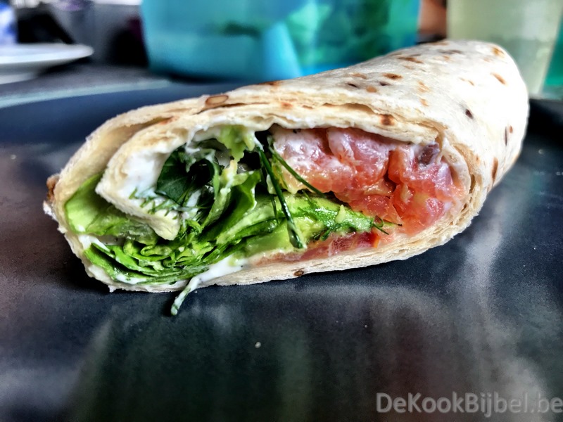 Recept Wraps Met Zalm Roomkaas En Avocado