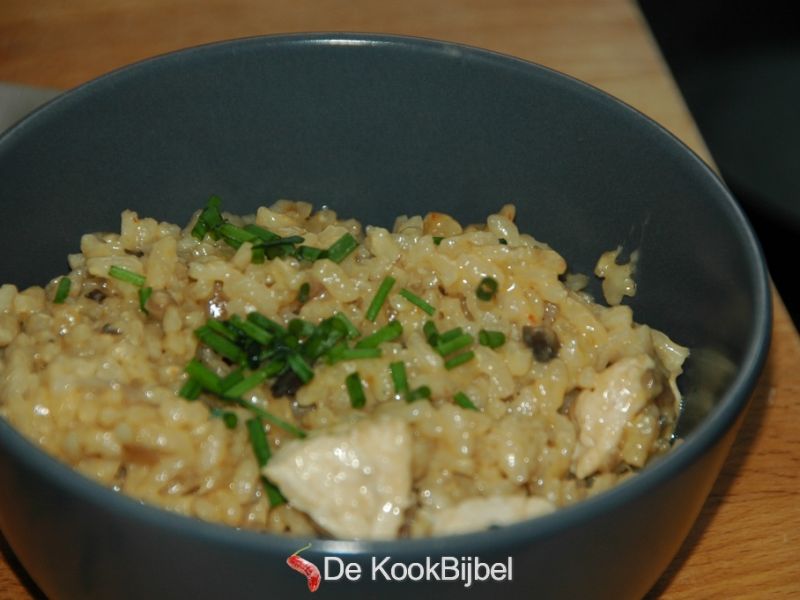 Thai risotto with chicken